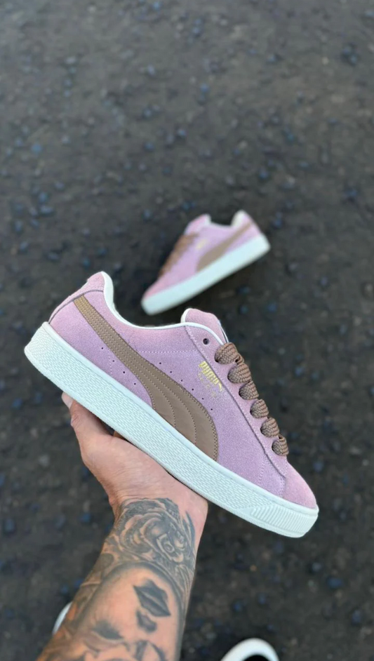 Puma Suede XL Rosa y Marron