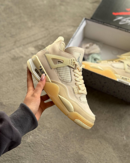 Jordan Retro 4 Off White Sail